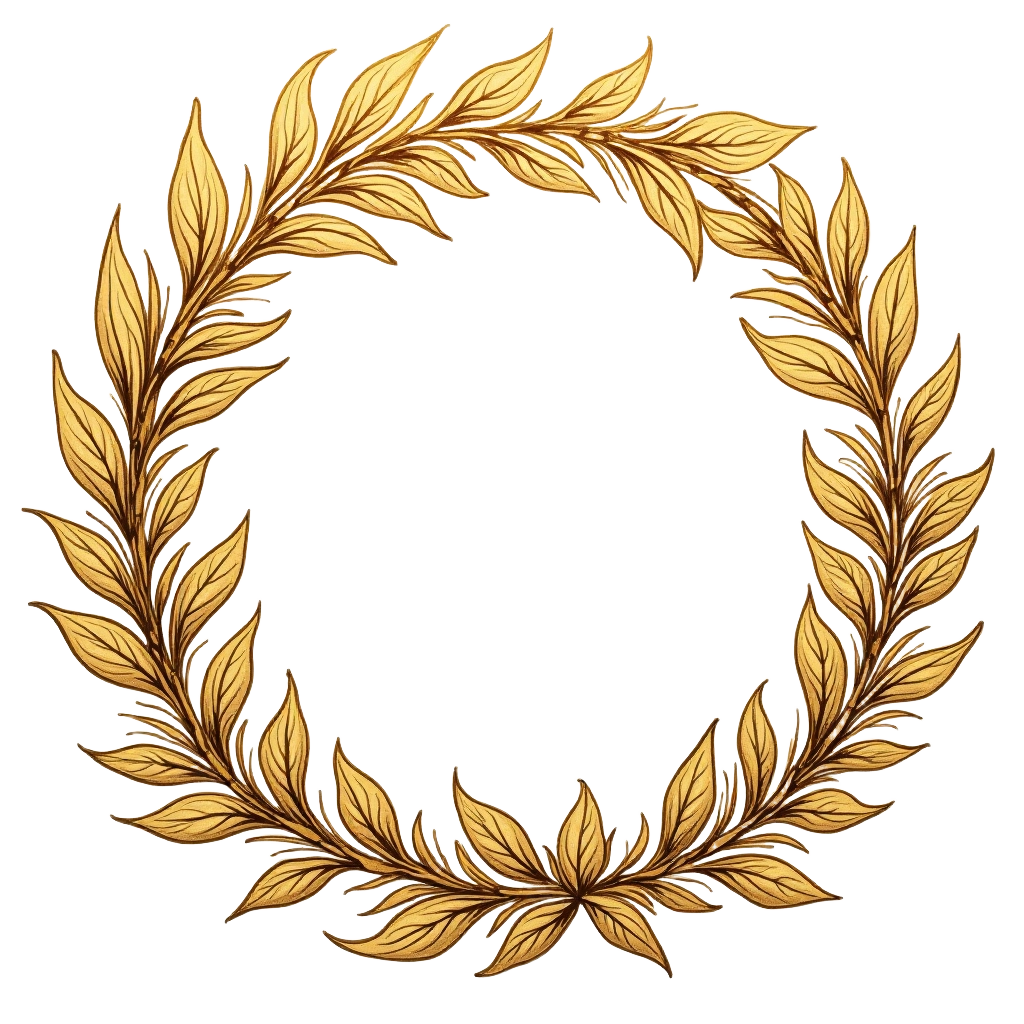 Golden Laurel Wreath